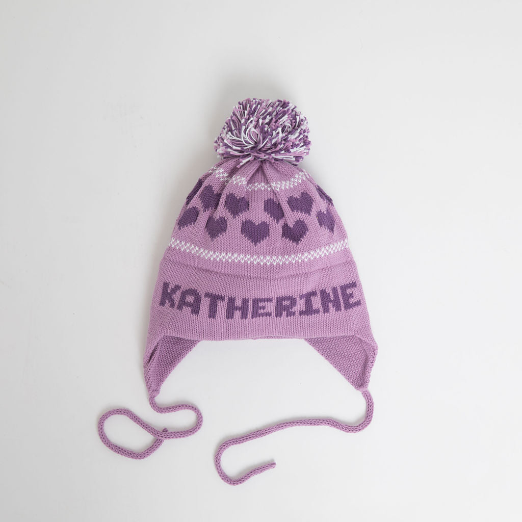 personalized knit hat for her