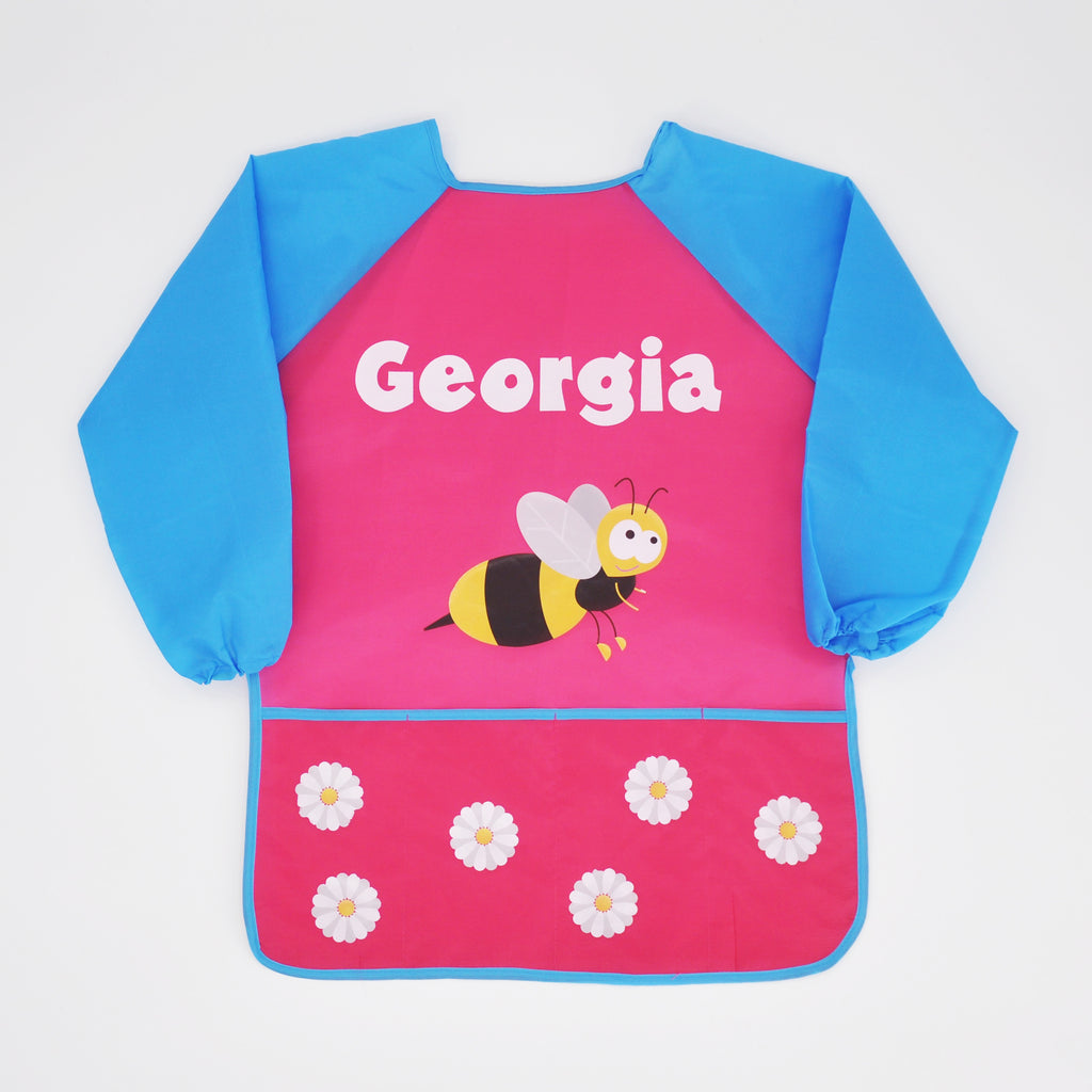 personalized art smock