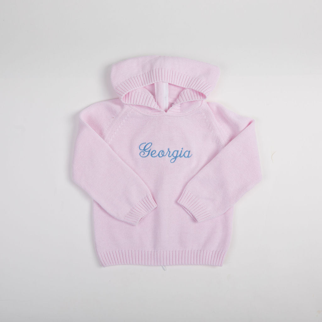 personalized zip back hoodie for her