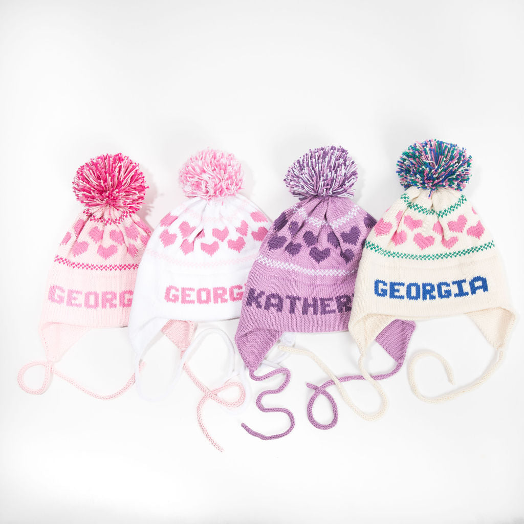 personalized knit hats for her