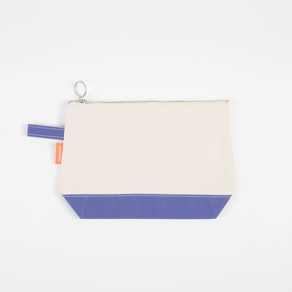 personalized canvas zipper pouch